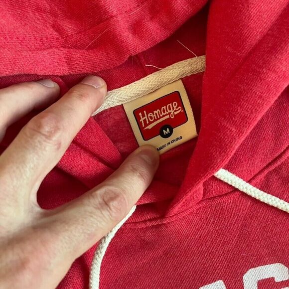 NEW Homage New England Patriots Hoodie Boston Celtics Sweatshirt Maye Jersey M - Picture 4 of 6